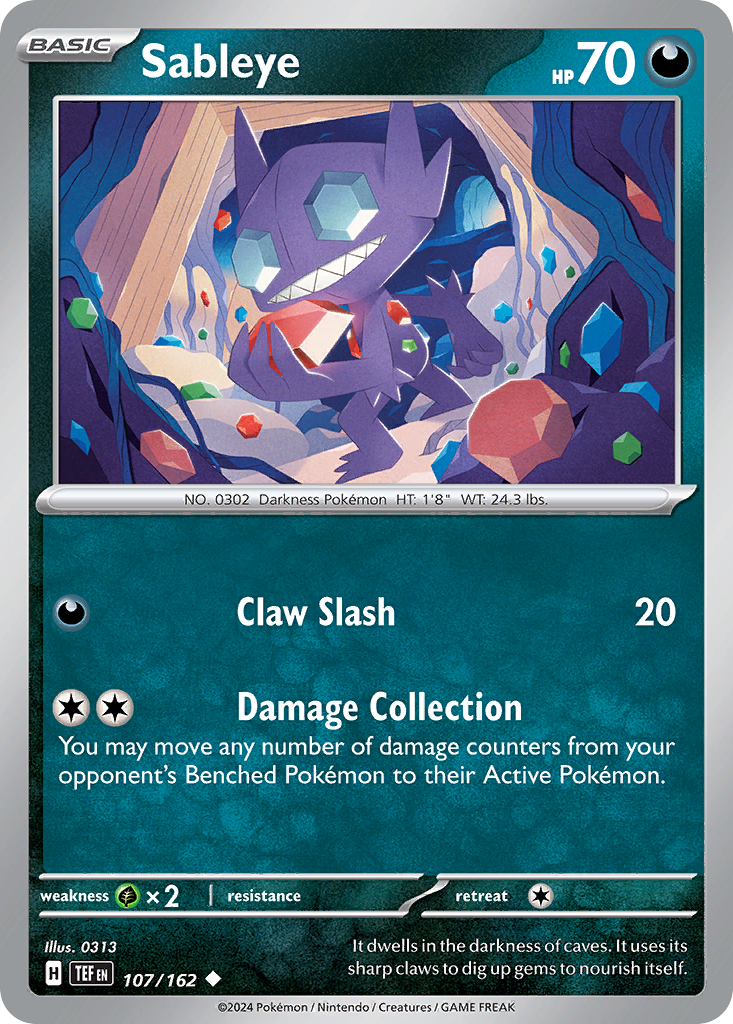 Temporal Forces Sableye #107/162